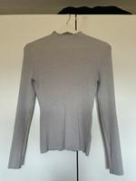 Creme Hellgrauer Kragenpullover H&M Größe S Bayern - Aidenbach Vorschau
