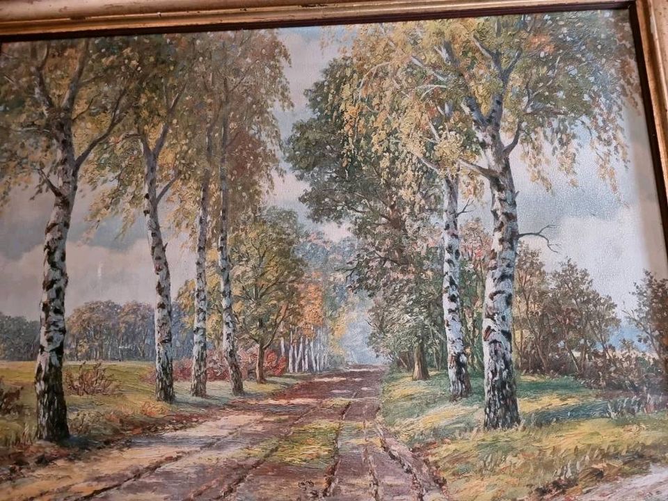 Kunstdruck / Gemälde von M. Henschke 90x70 cm, toller Rahmen in Hannover