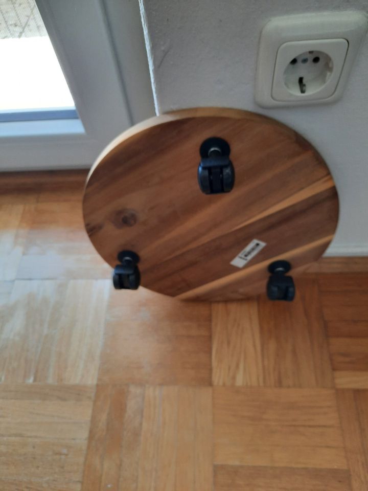 4x Pflanzenroller aus Holz in Eglfing