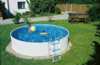 Stahlwandpool Ø 360 x 90 cm Weiß Blau Schwimmbecken *NEU* Baden-Württemberg - Sinsheim Vorschau