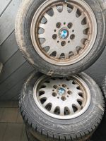 Bmw e36 original Alufelgen  7x15 et47 winterreifen 205/60-15 Bayern - Pfofeld Vorschau