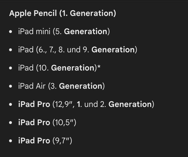 Apple Pencil 1. Generation Neu !!!! in Reitzenhain