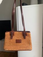 Vintage Korb Tasche aus Leder Frankfurt am Main - Bockenheim Vorschau