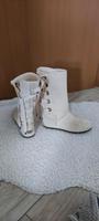 UGG Heirloom Lace Up weiß beige 38 Boots Rheinland-Pfalz - Grafschaft Vorschau