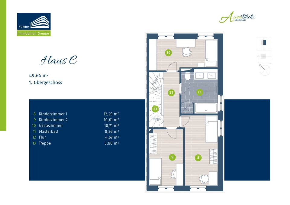 Neubau Doppelhaushälfte - 6 Zimmer - 2 Bäder - Terrasse+Garten in Leipzig-Stahmeln in Leipzig