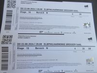 2 Karten für Konzert in der Elbphilharmonie Hamburg 22.8.24 Nordrhein-Westfalen - Krefeld Vorschau
