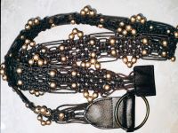 Gürtel NEU braun Perlen gold 110 x 4 Damen Niedersachsen - Melle Vorschau