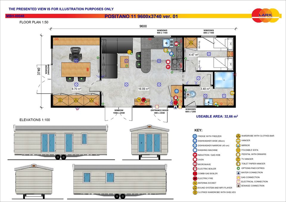 Mobilheim / Modulhaus / Tinyhaus Neu Winterfest Lark Positano KfW40 GeG konform in Berlin