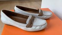 Slipper Loafer Leder cremefarben Gr. 39 Berlin - Spandau Vorschau