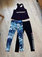Superdry Sporthose Leggings Sporttop S schwarz lila Mecklenburg-Vorpommern - Neubrandenburg Vorschau