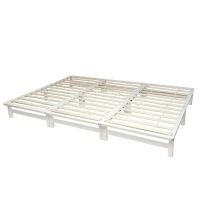 Bett XXL Holzbett Futonbett Doppelbett Weiss 270x200 NEU 063-Dü Düsseldorf - Heerdt Vorschau