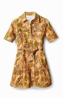 TROPISCHES HEMDBLUSENKLEID Desigual Gr.40 Hessen - Karben Vorschau
