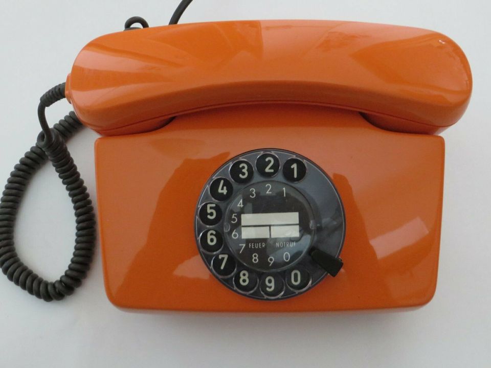 Telefon retro orange + Ersatzteile in Bad Saulgau