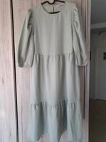 mintgrünes Midikleid mit Puffärmeln Baden-Württemberg - Mannheim Vorschau