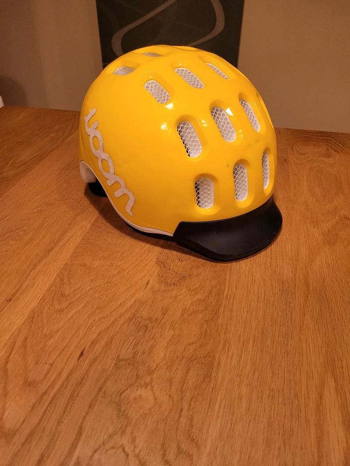 Woom Fahrradhelm Kinderfahrradhelm gelb Größe S 50-53 cm in Dresden