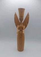 Holzfigur Lichterengel - Handarbeit angefertigt/ höhe ca.27cm Bayern - Ingolstadt Vorschau