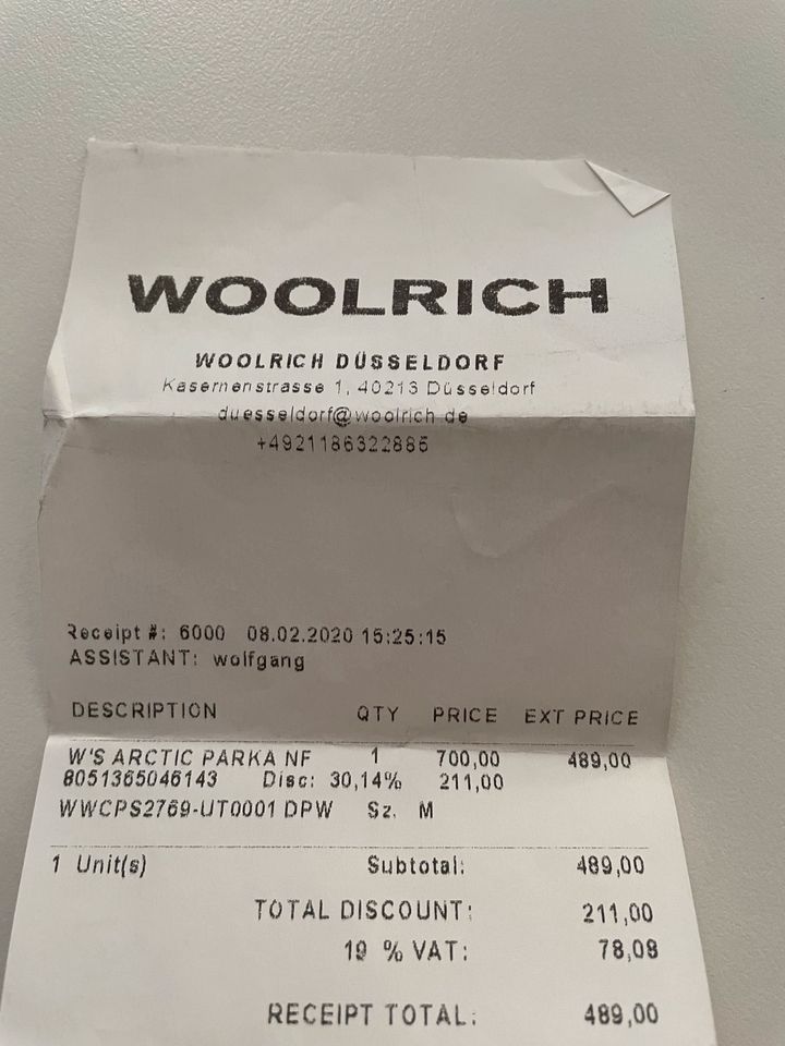 WOOLRICH Arctic Parka M Bordeaux in Düsseldorf