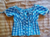 Oktoberfest Bluse kariert Gr 36 38 esmara Brandenburg - Hoppegarten Vorschau
