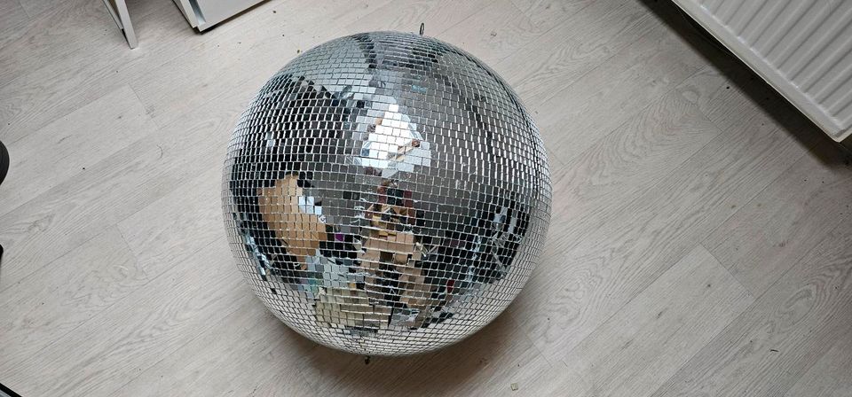 Disco Kugel Mirror ball 50 cm + Motor in Bad Schandau