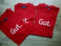 3 T-Shirts neu Gr. M mit Aufdruck "GUT." Bayern - Augsburg Vorschau