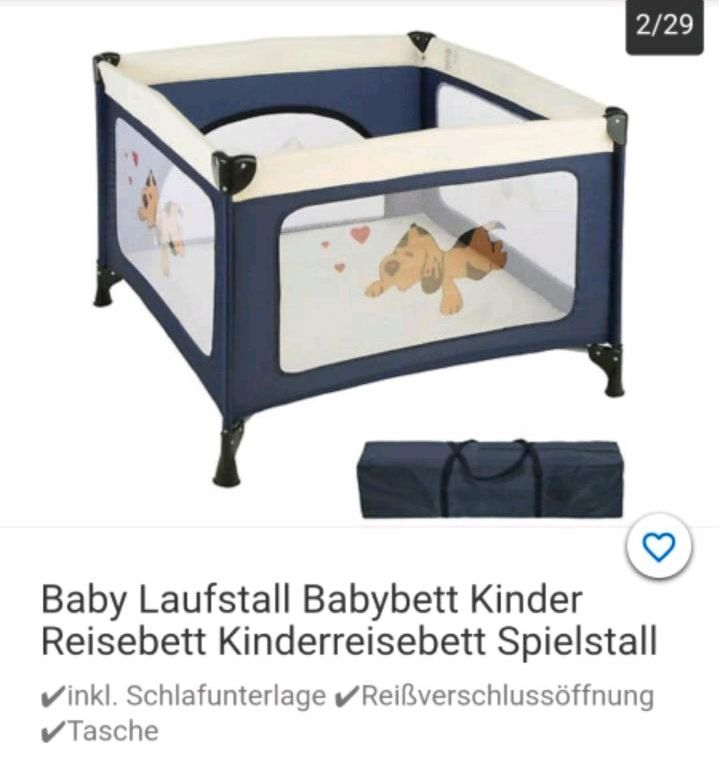 Baby Reisebett / Laufstall faltbar in Grapzow