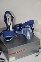 Exklusive Prada Damen Plateau Sandalen Jeansstoff Bayern - Wendelstein Vorschau