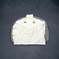 Vintage Baggy Adidas Real Madrid Trackjacket Größe S Weiß Bayern - Gesees Vorschau