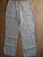 Brax Senta MT-WA Damen Leinen Hose Gr. 44 W34 creme-weiß Schwerin - Lankow Vorschau