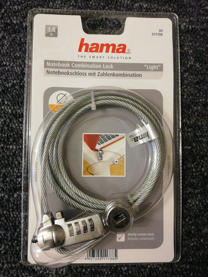 hama / Notebook Combination Lock "Light" in Hennigsdorf