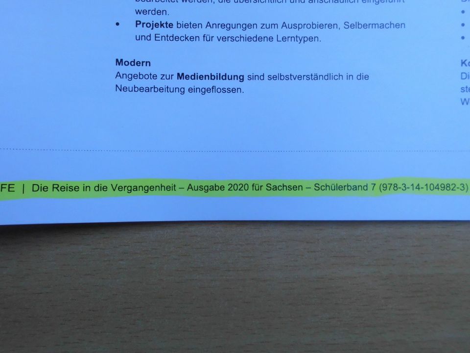 Stoffverteilungsplan,Planungshilfe Geschichte Kl.7,Sachsen in Annaberg-Buchholz