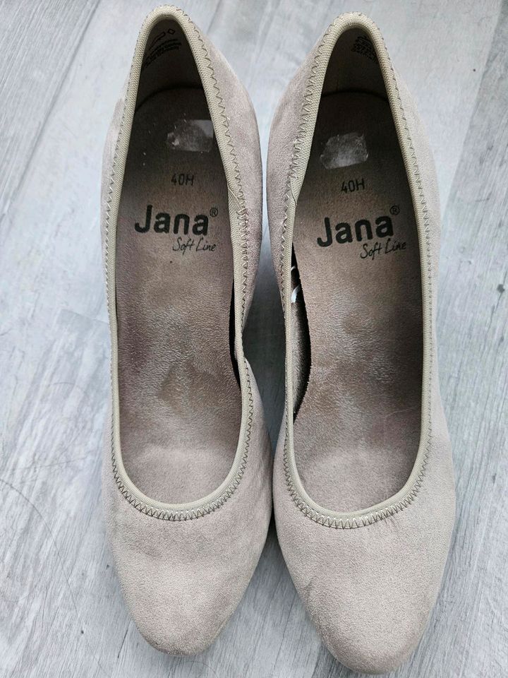 Pumps von Jana grau Gr.40 H-Weite in Sankt Augustin