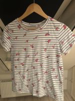 Damen T-Shirt weiß mit Flamingos Pull&Bear Hamburg-Mitte - Hamburg Altstadt Vorschau