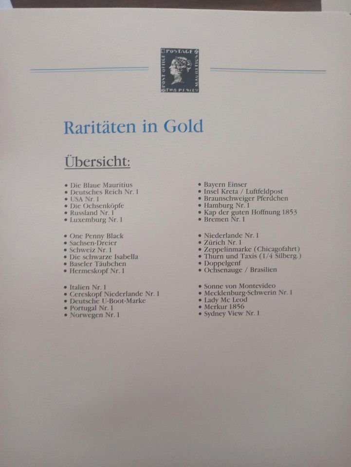 Göde "Raritäten in Gold" komplettes Sammelalbum in Augsburg