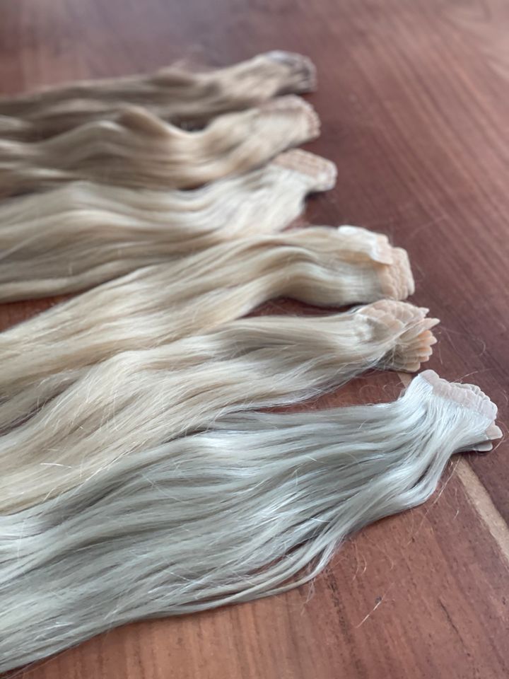 Tape extensions 50/55 cm 100 gr Remy Echthaar Haarverlängerung in Moers