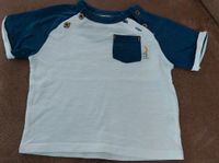T-Shirt von Topomini - Größe 68, blau/weiß Niedersachsen - Friesoythe Vorschau