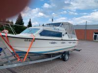 Shetland 4+2 Kajütboot mit Trailer, Innenborder Diesel. Niedersachsen - Elze Vorschau