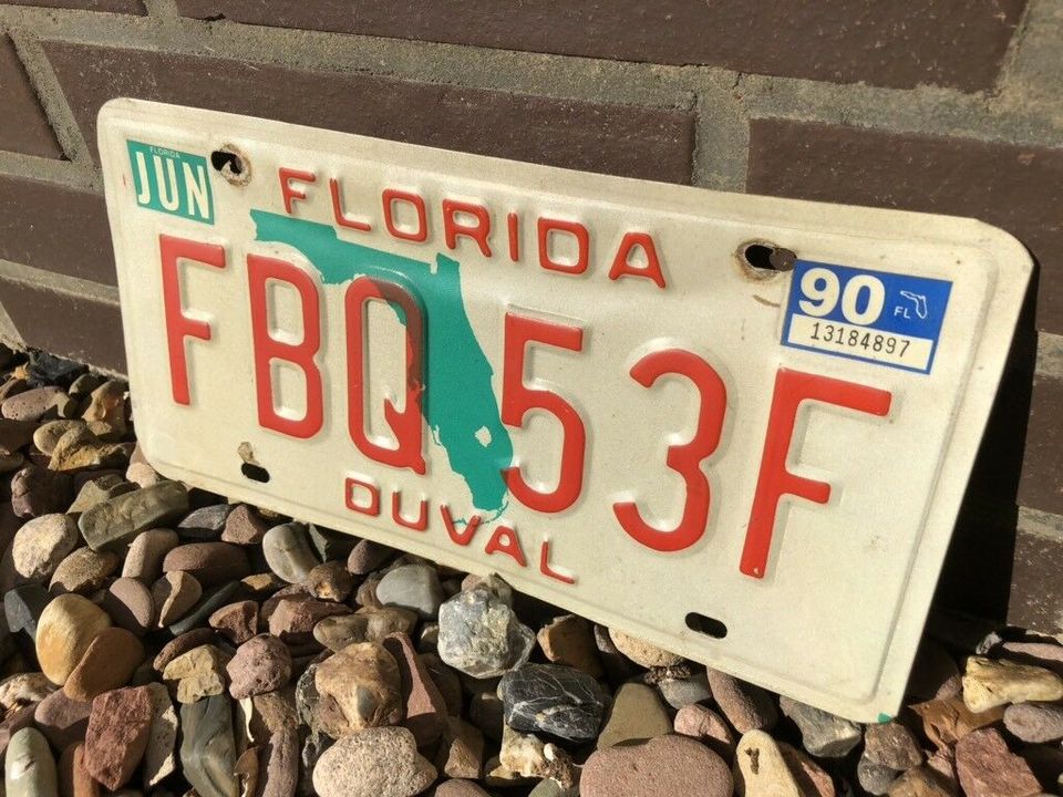 US Nummernschild Bundesstaat Florida in Petershagen