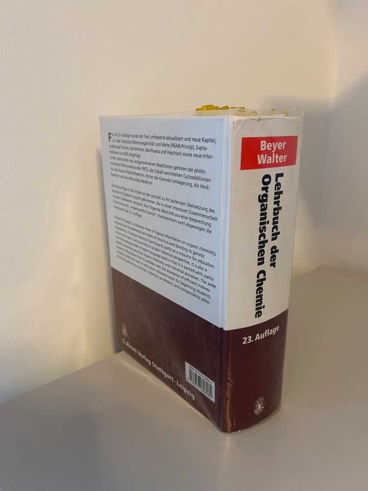 Lehrbuch der Organischen Chemie Beyer Walter in Bad Doberan