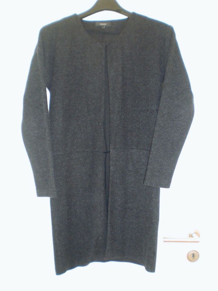 * Soyaconcept * leichter Mantel Long Cardigan dunkel grau Gr. 36 in Melle