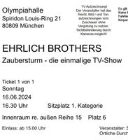 Ehrlich Brothers Ticket München 16.6. 16:30Uhr München - Sendling Vorschau