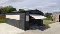 Blechgarage Garage Moderngarage Fertighaus Metallbox PL 4,5x6,5* Hessen - Helsa Vorschau