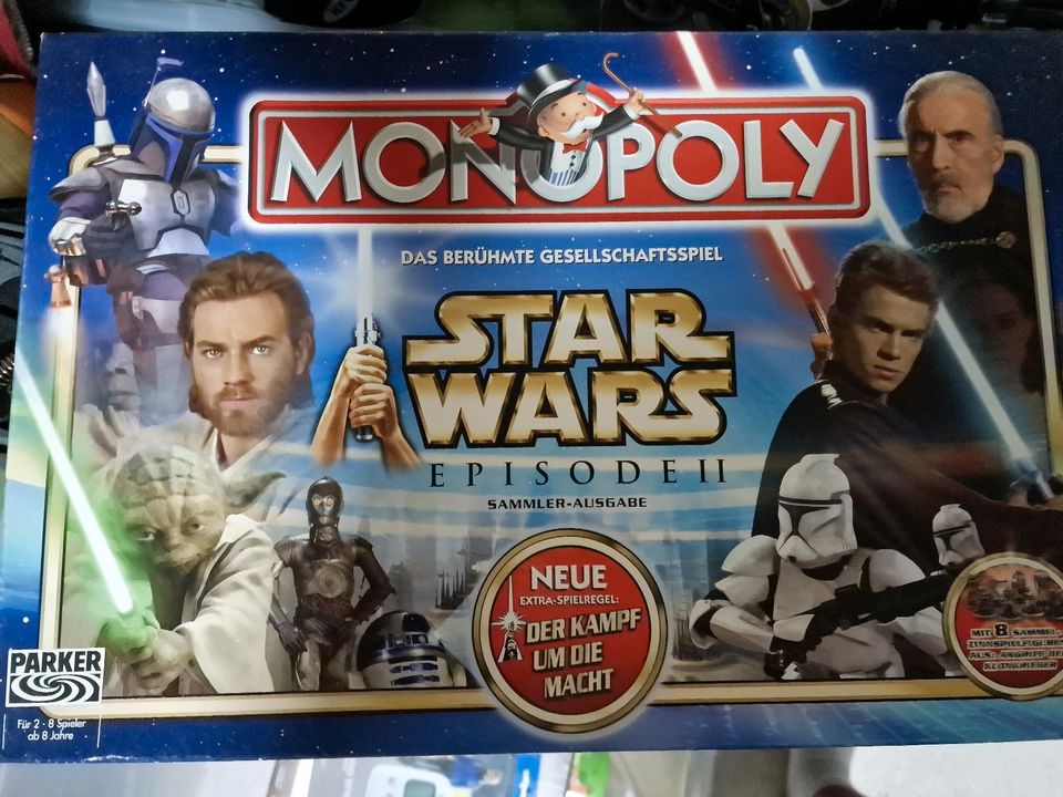 Star Wars Monopoly Neu unbespielt Episode 2 Sammlerausgabe in Rodgau