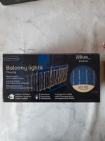 Balkon Lichterkette 2m x 1m neu mit Funktionen Hessen - Fulda Vorschau