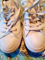 Converse Chucks, Leder, Weiß, super Qualität Niedersachsen - Wolfsburg Vorschau