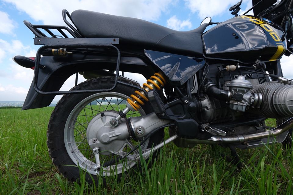 BMW R 100 GS -  Öhlins Fahrwerk - frisch gewartet! Reisefertig :) in Eitorf