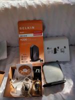 WLAN Modem Router Belkin N300 300 Mbit/s WiFi 4x LAN top Zustand Nordrhein-Westfalen - Erwitte Vorschau