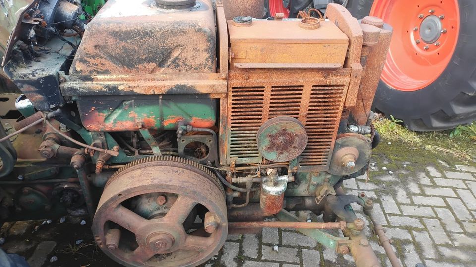 Vierzon S 204 Glühkopf Oldtimer Traktor Bulldog Lanz in Borken