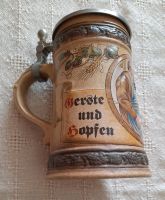 Bierkrug mit Zinndeckel Mecklenburg-Vorpommern - Wismar Vorschau