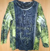 LIBERTY Damen Langarmshirt Gr. L grün Applikationen Strass Rheinland-Pfalz - Meisenheim Vorschau