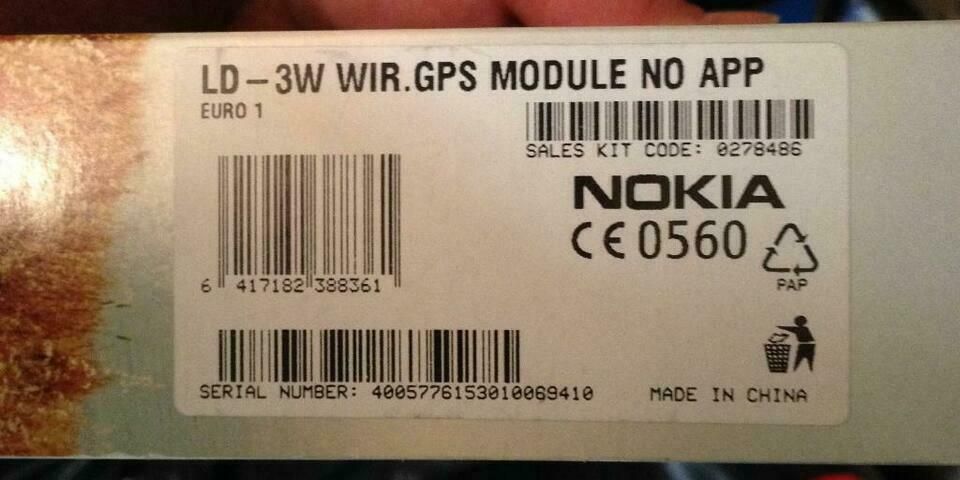 Nokia LD-3W Bluetooth GPS Maus Modul NEU Kompatibel mit allen Ger in Iserlohn